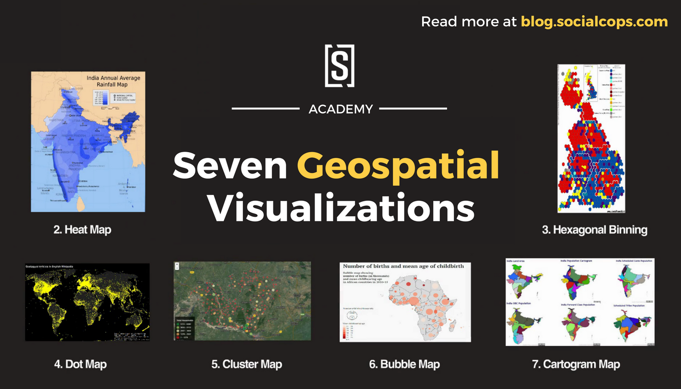 7 Techniques to Visualize Geospatial Data - Atlan  Humans of Data